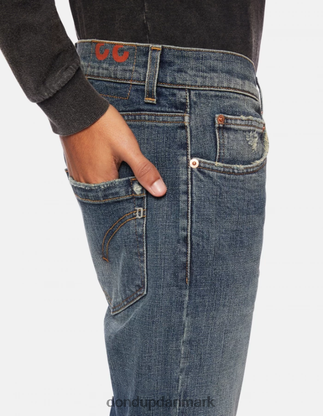 mius slim-fit stretch denim jeans Mænd 0XD0D0622 blå DONDUP beklædning