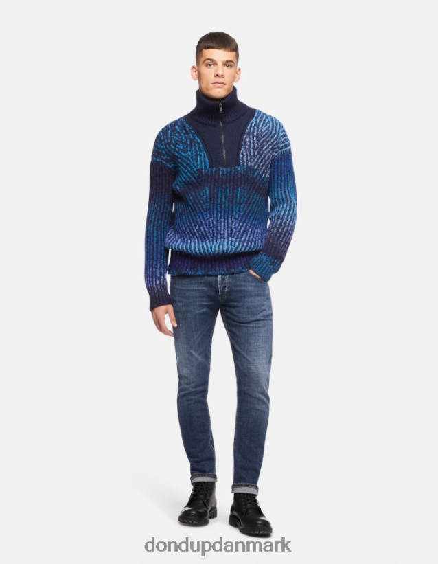 mius slim-fit stretch denim jeans Mænd 0XD0D0631 blå DONDUP beklædning