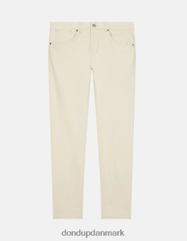 travis slim-fit bomuldsbukser Mænd 0XD0D0578 burro DONDUP beklædning