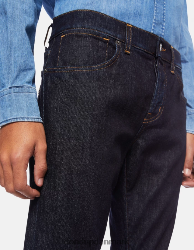 travis slim-fit jeans i stretch kashmir denim Mænd 0XD0D0604 blå DONDUP beklædning