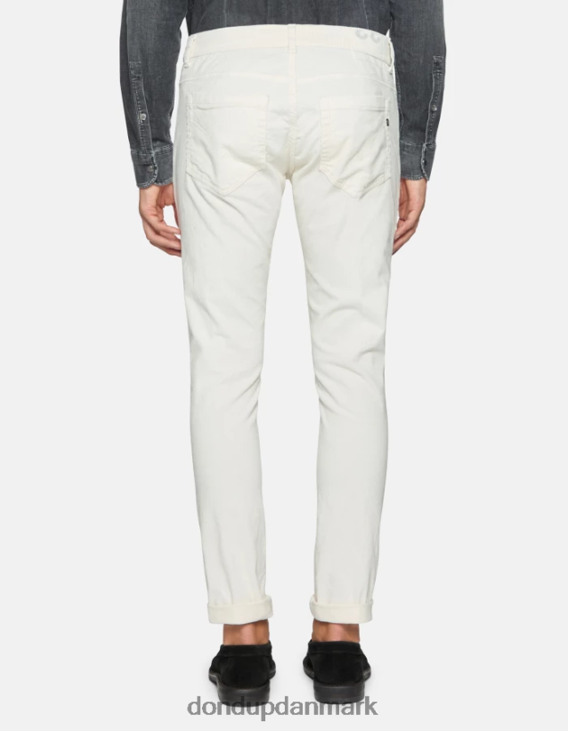 george fløjl skinny bukser Mænd 0XD0D0642 alabastro DONDUP beklædning