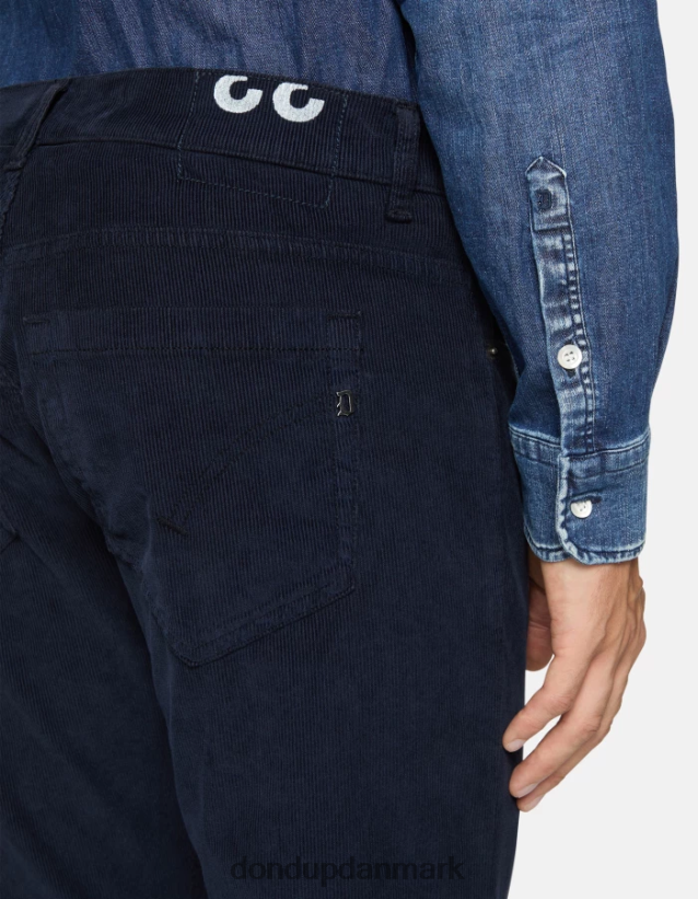 george fløjl skinny bukser Mænd 0XD0D0643 Marine blå DONDUP beklædning
