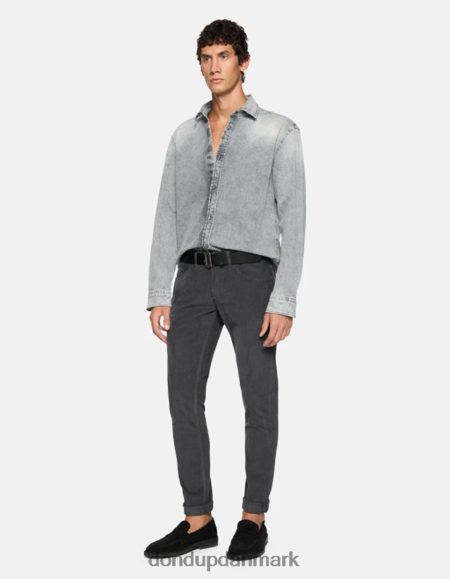 george fløjl skinny bukser Mænd 0XD0D0644 fumo DONDUP beklædning