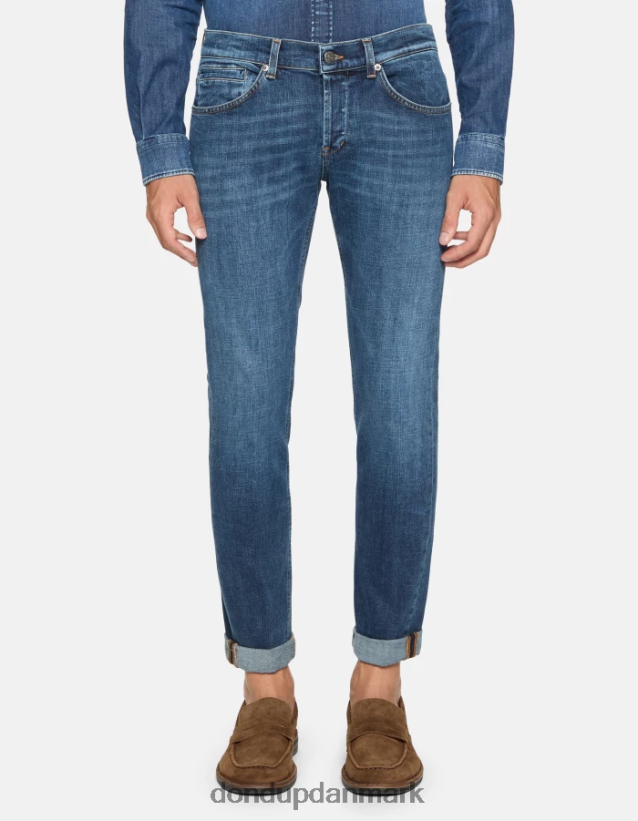 george skinny jeans i stretchdenim Mænd 0XD0D0556 blå DONDUP beklædning