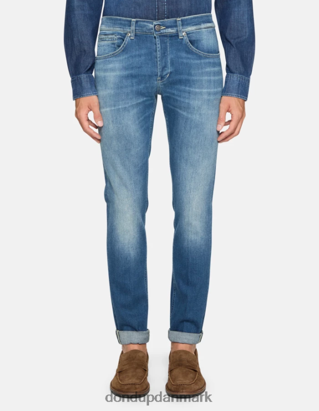 george skinny jeans i stretchdenim Mænd 0XD0D0563 blå DONDUP beklædning
