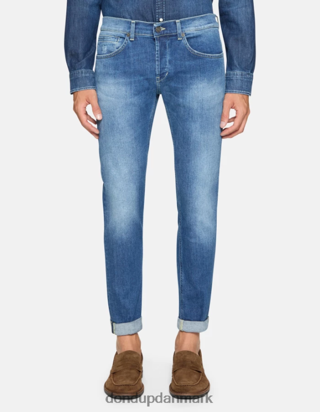 george skinny jeans i stretchdenim Mænd 0XD0D0573 blå DONDUP beklædning