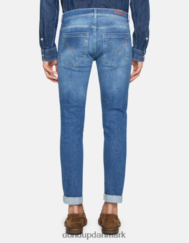 george skinny jeans i stretchdenim Mænd 0XD0D0573 blå DONDUP beklædning