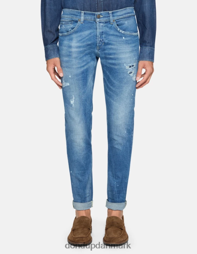 george skinny jeans i stretchdenim Mænd 0XD0D0586 blå DONDUP beklædning
