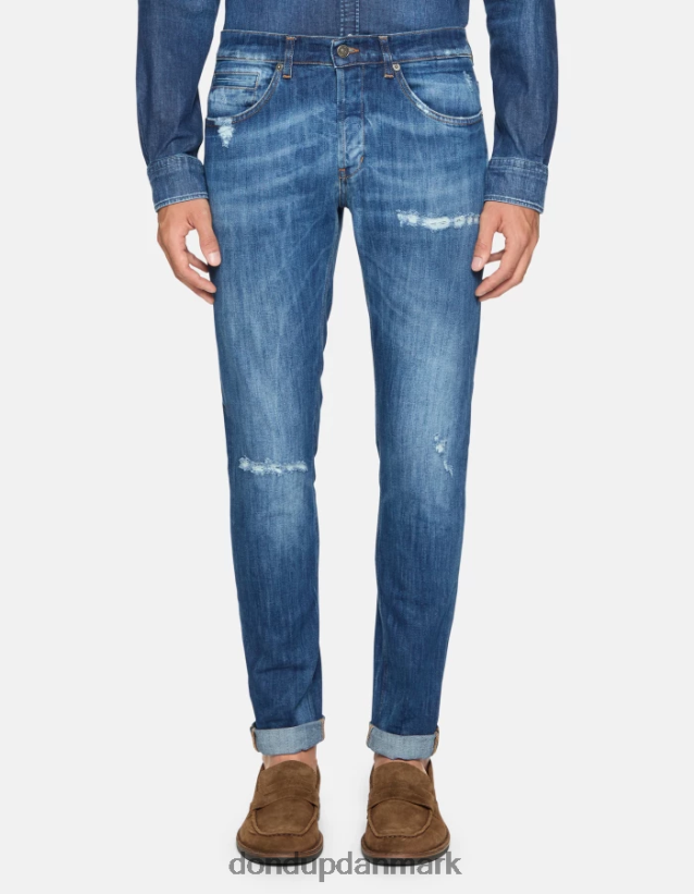 george skinny jeans i stretchdenim Mænd 0XD0D0592 blå DONDUP beklædning