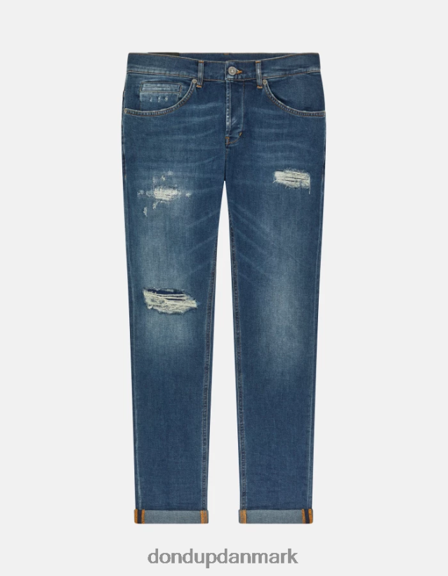 george skinny jeans i stretchdenim Mænd 0XD0D0594 blå DONDUP beklædning