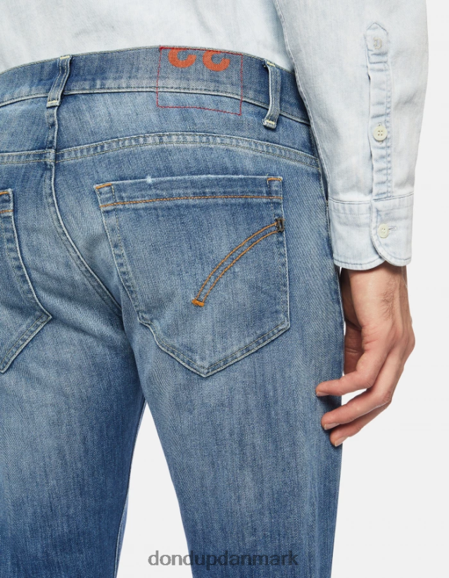 george skinny jeans i stretchdenim Mænd 0XD0D0659 blå DONDUP beklædning