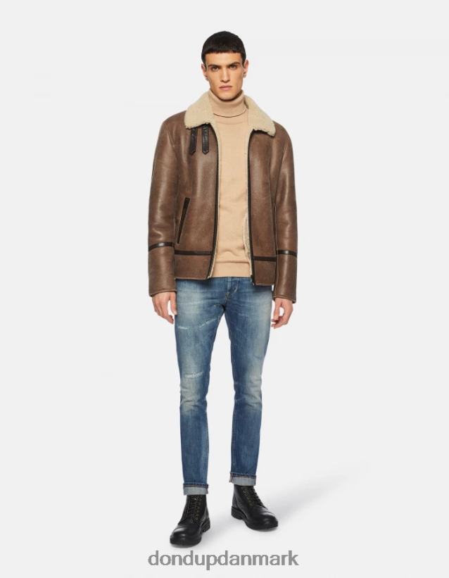 george skinny jeans i stretchdenim Mænd 0XD0D0667 blå DONDUP beklædning