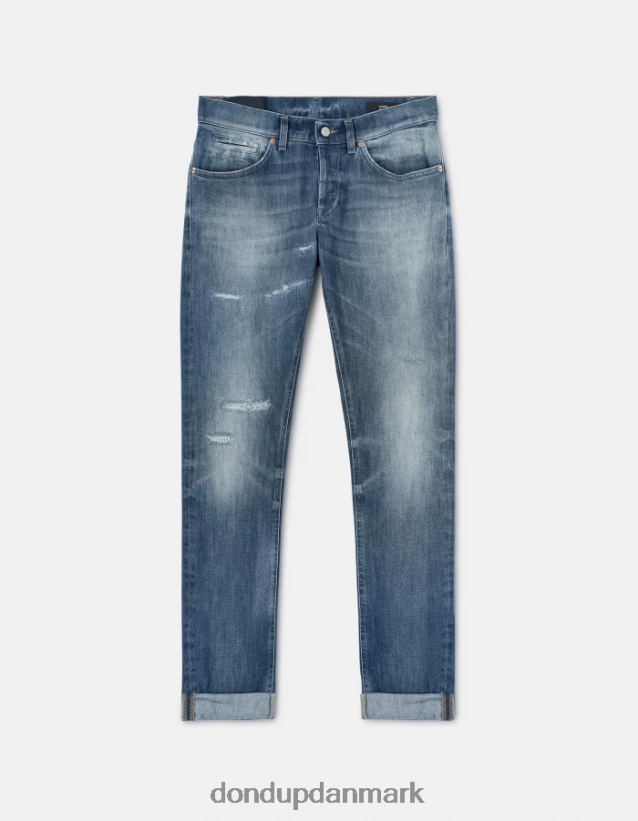 george skinny jeans i stretchdenim Mænd 0XD0D0667 blå DONDUP beklædning