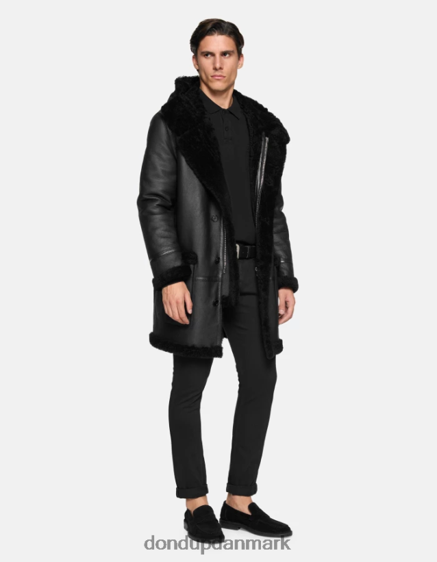 konor skinny jeans i bull stretch denim Mænd 0XD0D0665 sort DONDUP beklædning