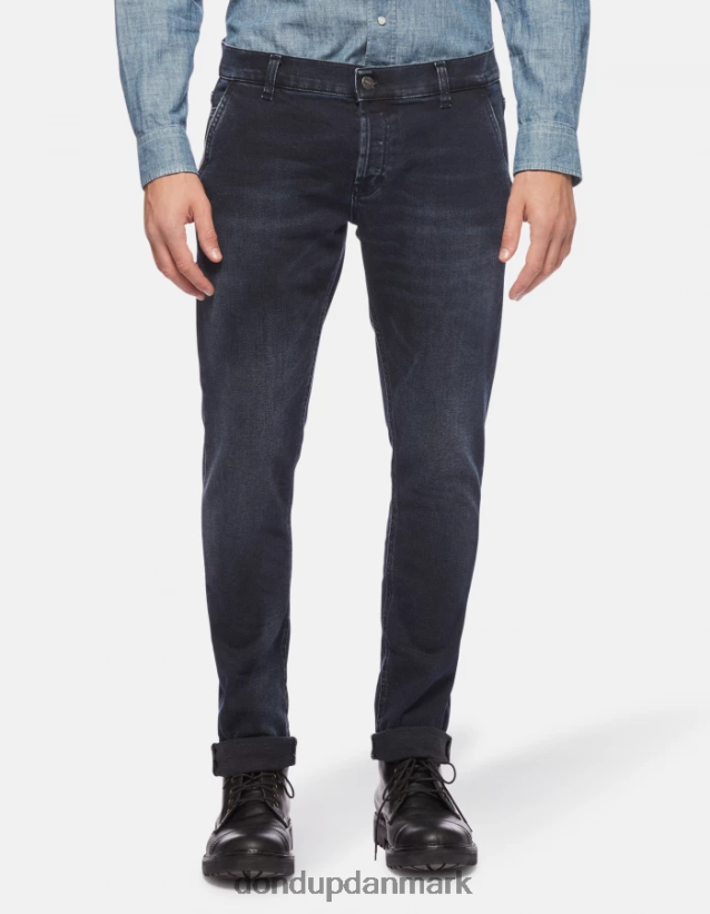 konor skinny jeans i stretchdenim Mænd 0XD0D0671 blå tuareg DONDUP beklædning