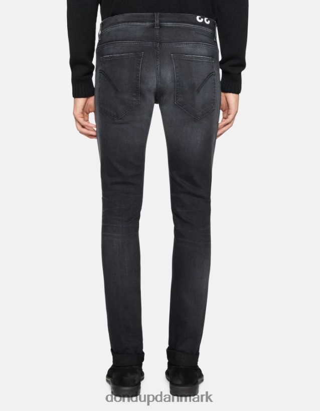 ritchie skinny jeans i stretchdenim Mænd 0XD0D0630 sort DONDUP beklædning