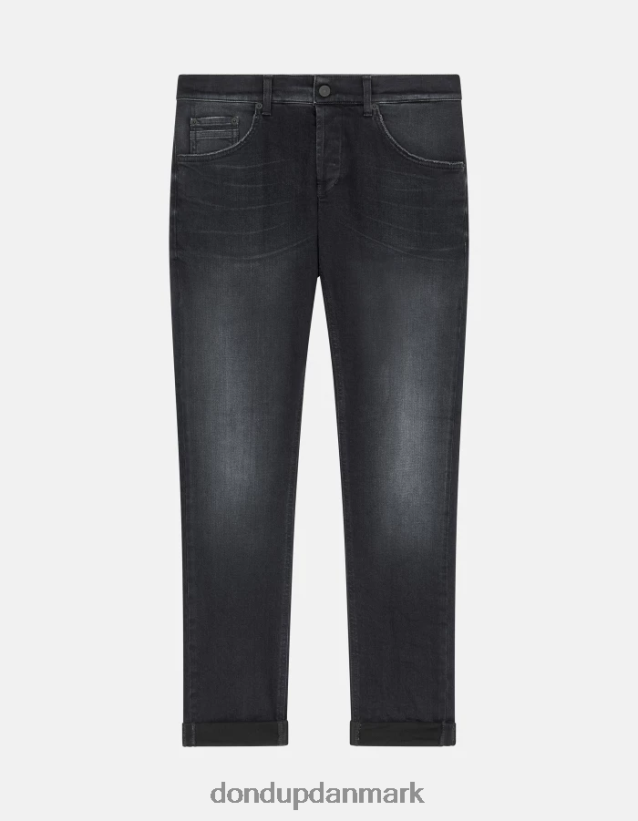 ritchie skinny jeans i stretchdenim Mænd 0XD0D0630 sort DONDUP beklædning