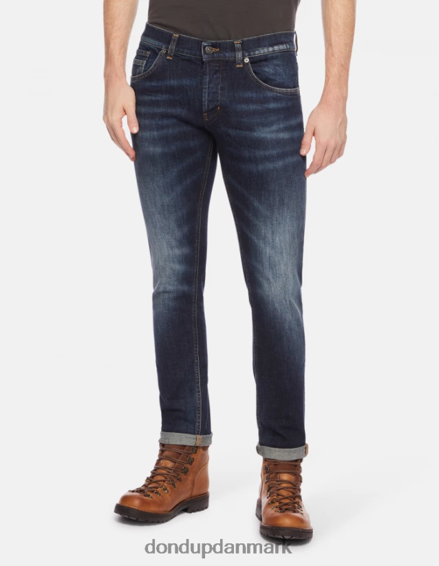 ritchie skinny jeans i stretchdenim Mænd 0XD0D0662 blå DONDUP beklædning
