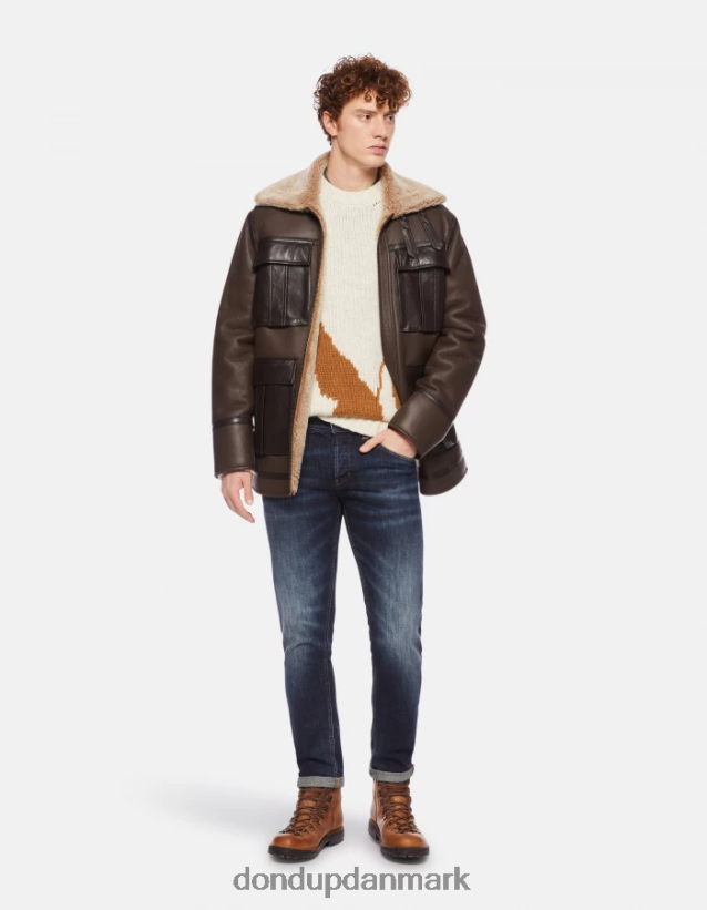 ritchie skinny jeans i stretchdenim Mænd 0XD0D0662 blå DONDUP beklædning