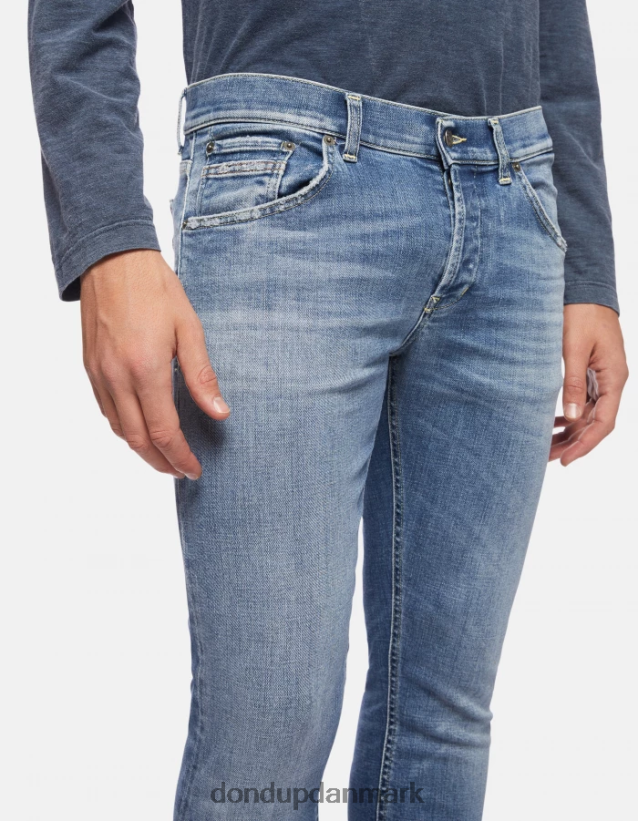 ritchie skinny jeans i stretchdenim Mænd 0XD0D0668 blå DONDUP beklædning