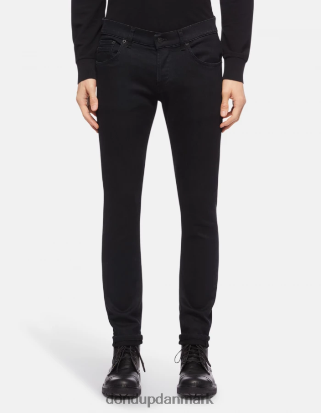 ritchie skinny jeans i stretchdenim Mænd 0XD0D0674 sort DONDUP beklædning