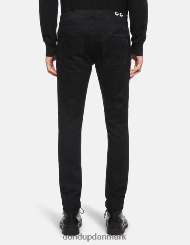 ritchie skinny jeans i stretchdenim Mænd 0XD0D0674 sort DONDUP beklædning