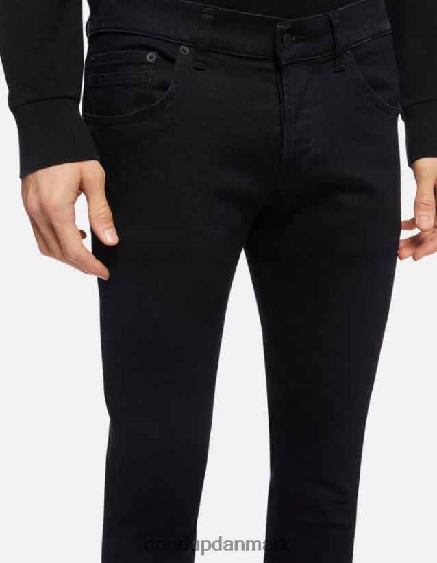 ritchie skinny jeans i stretchdenim Mænd 0XD0D0674 sort DONDUP beklædning