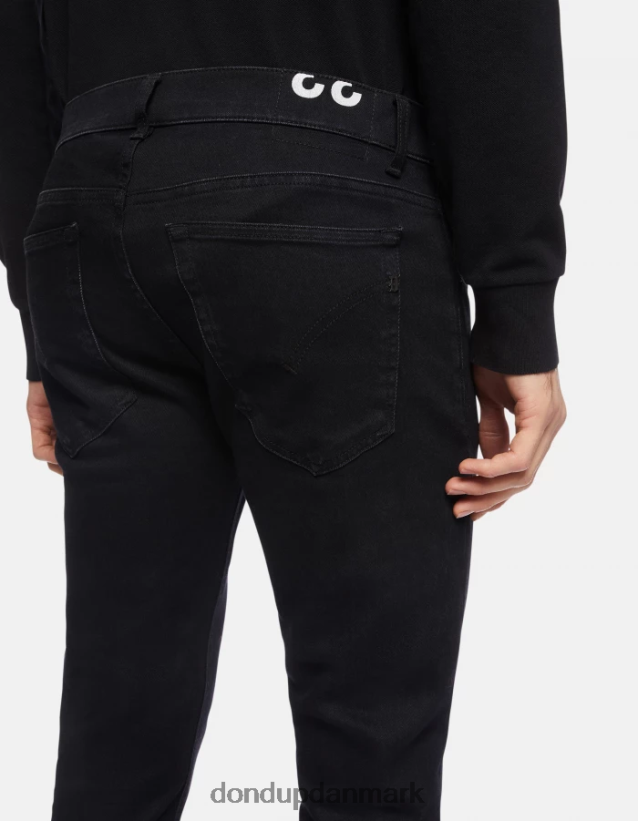 ritchie skinny jeans i stretchdenim Mænd 0XD0D0674 sort DONDUP beklædning