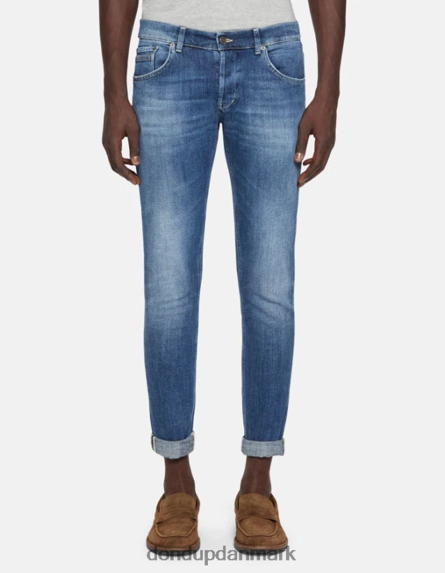 ritchie skinny jeans i stretchdenim Mænd 0XD0D0677 blå DONDUP beklædning