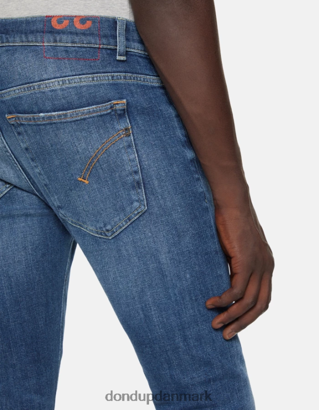 ritchie skinny jeans i stretchdenim Mænd 0XD0D0677 blå DONDUP beklædning
