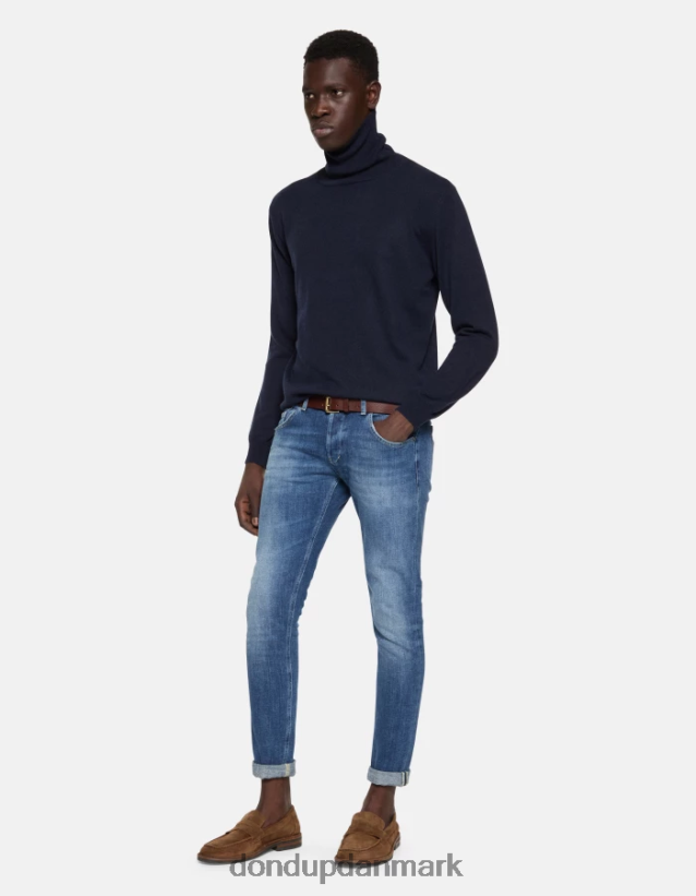 ritchie skinny jeans i stretchdenim Mænd 0XD0D0677 blå DONDUP beklædning