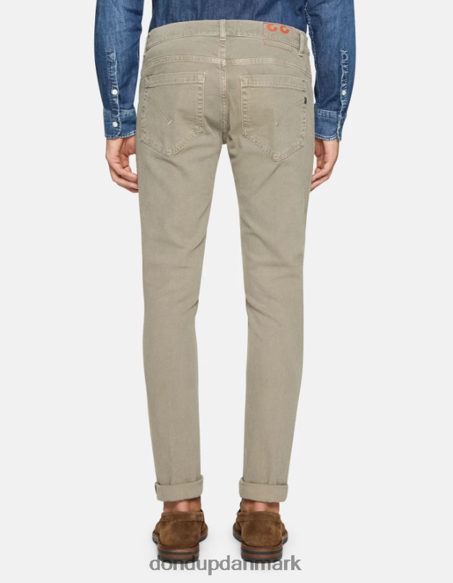 skinny bukser i george bomuld Mænd 0XD0D0649 corteccia DONDUP beklædning