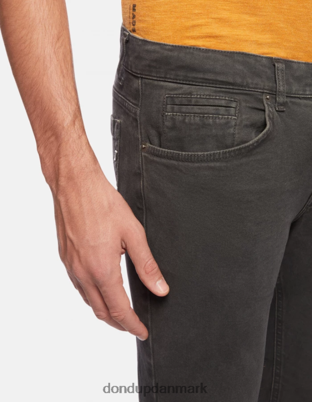 skinny bukser i george bomuld Mænd 0XD0D0651 fumo DONDUP beklædning