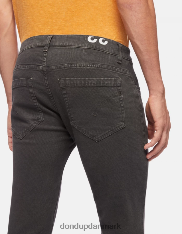 skinny bukser i george bomuld Mænd 0XD0D0651 fumo DONDUP beklædning