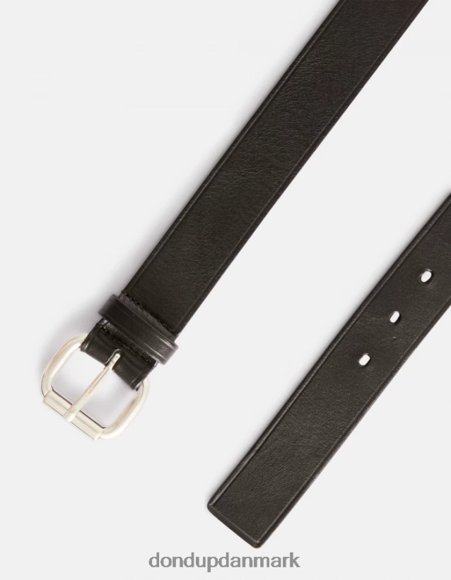 læderbælte Mænd 0XD0D0967 sort DONDUP tilbehør