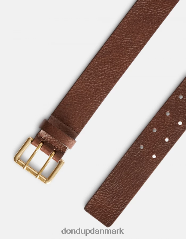 læderbælte Mænd 0XD0D0969 Brun DONDUP tilbehør