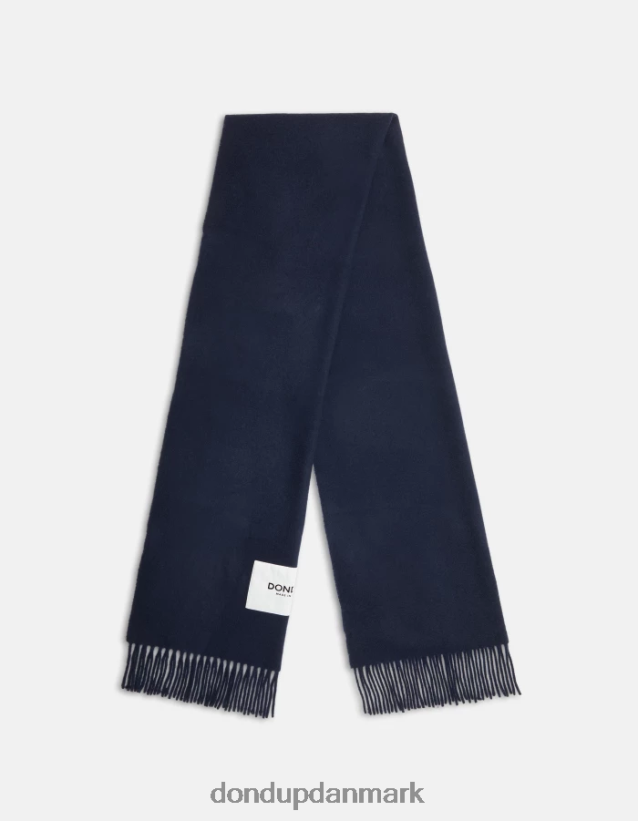 uld tørklæde Mænd 0XD0D01002 Marine blå DONDUP tilbehør