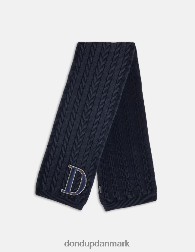 uld tørklæde Mænd 0XD0D0944 Marine blå DONDUP tilbehør