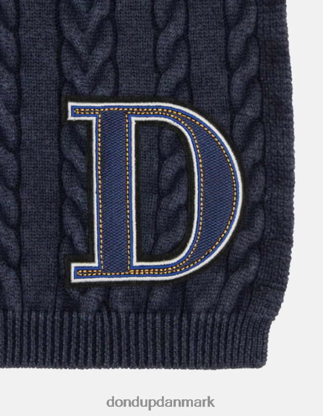 uld tørklæde Mænd 0XD0D0944 Marine blå DONDUP tilbehør