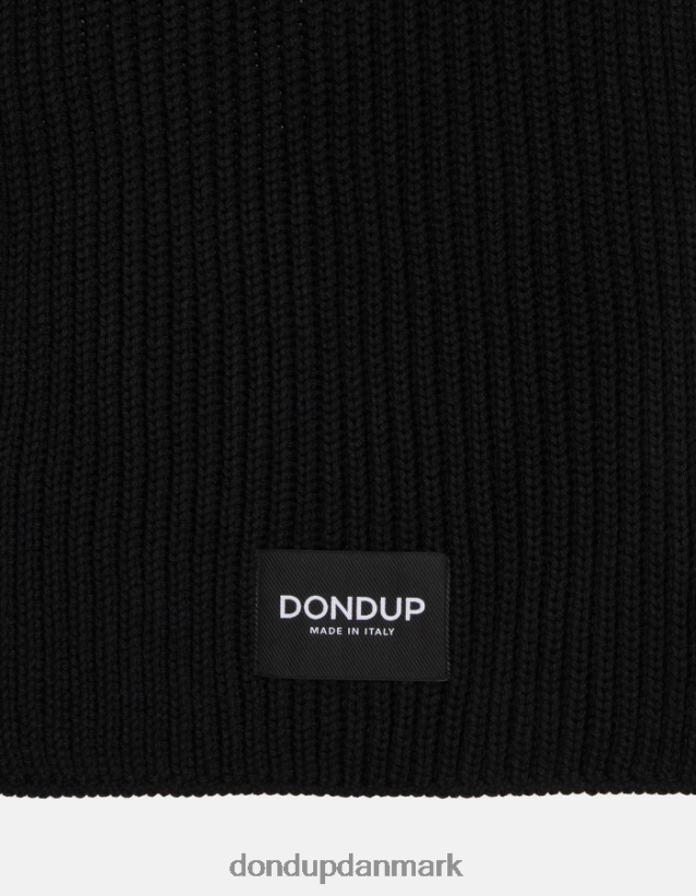 uld tørklæde Mænd 0XD0D0946 sort DONDUP tilbehør