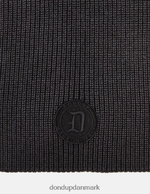 uld tørklæde Mænd 0XD0D0956 sort DONDUP tilbehør